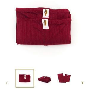 Rubia wear leg warmers